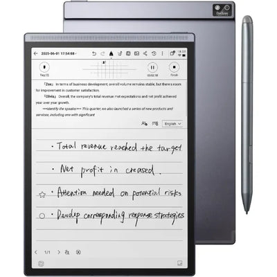 Used iFLYTEK AiNote Air 2 Smart Voice-to-Text Tablet – Star Gray
