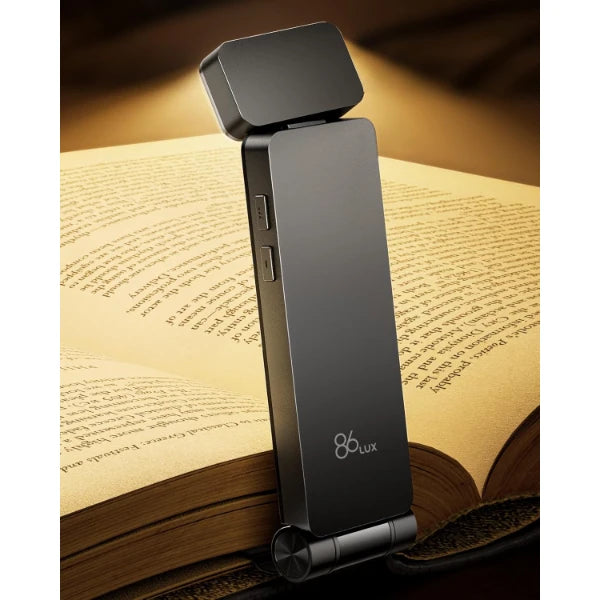 86Lux Pocket E1 Rechargeable LED Light for Clip-on reading light