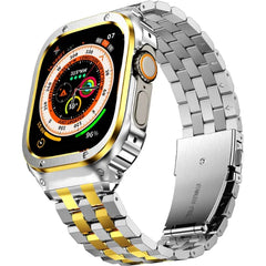 Supink Smart Watch Band with Case – Silver