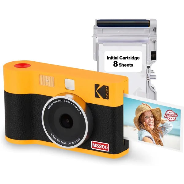 Kodak Mini Shot 2 Era Instant Camera and Photo Printer – Yellow