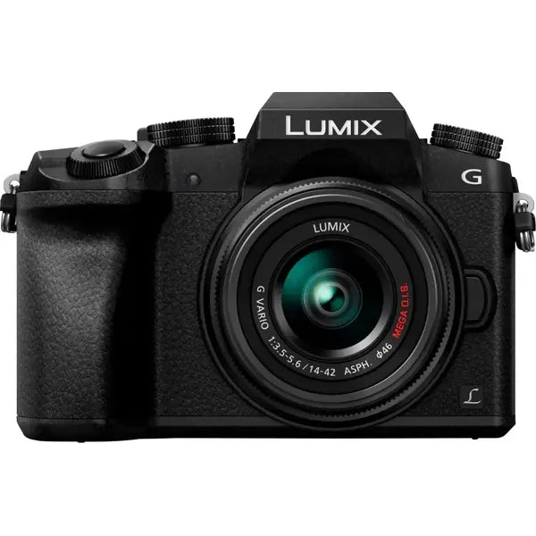 Panasonic Lumix G7 Mirrorless Camera with 14-42mm Lens – Black