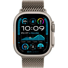 Apple Ultra 2 49MM (GPS) Smart Watch Titanium Case with Titanium Milanese Loop