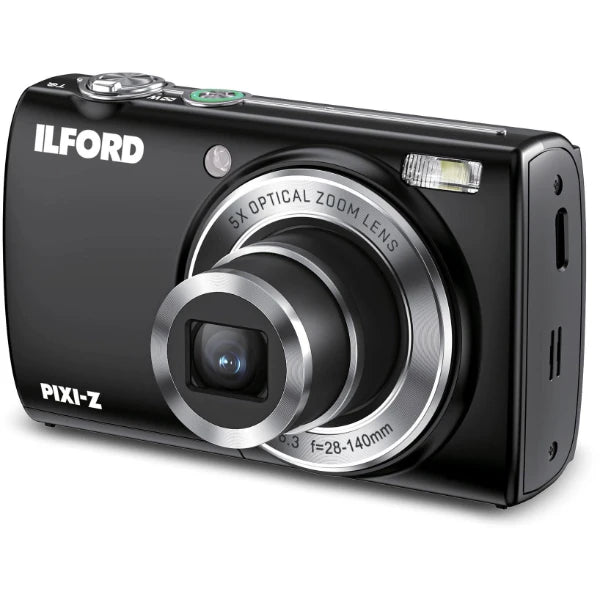 ILFORD PIXI-Z Compact Digital Camera – 5X Zoom, 16MP CMOS, 2.8" Touchscreen