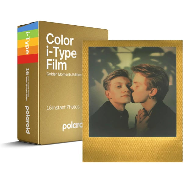 Polaroid i-Type Instant Film – Metallic Gold Edition (2 Pack)