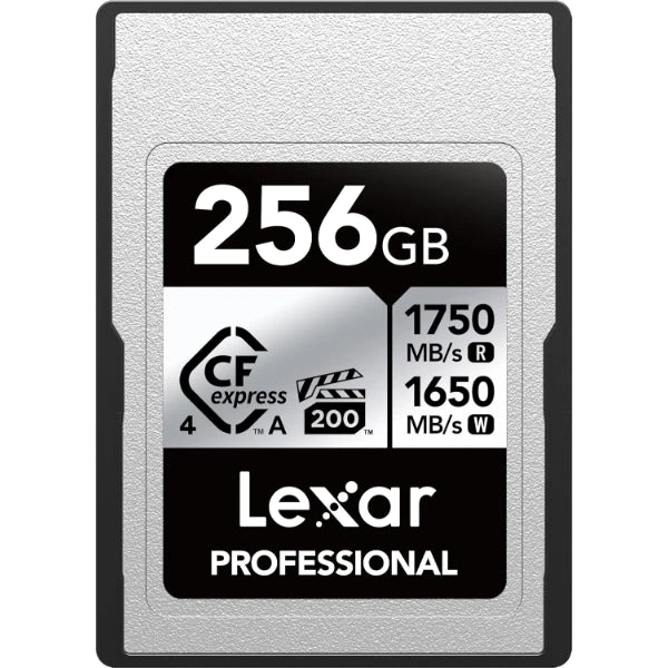 Lexar Professional Silver CFexpress Type B 256GB Memory Card - 1750MB/s