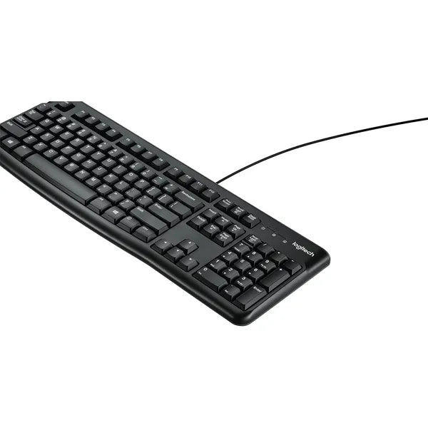 Logitech K120 Plug and Play Wired USB Keyboard – Black