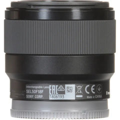 Sony FE 50mm f/1.8 – E-Mount, Full-Frame Camera Lens