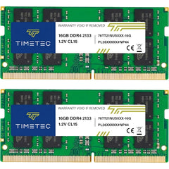 Timetec Premium 32GB KIT (2x16GB) DDR4 2133MHz (PC4-2133P) PC4-17000 SODIMM Laptop RAM – 260-Pin 1.2V CL15 Memory Module for Laptop, Notebook, Mini PC, All-in-One