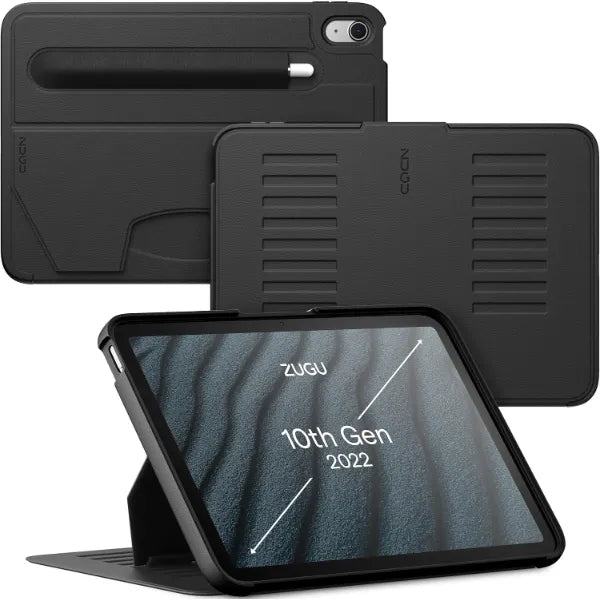 Zugu Case for iPad (10th Gen) Ultra Slim Protective – Black