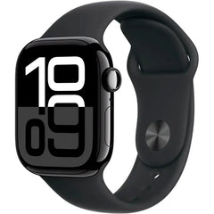 Apple Series 10 42mm (GPS) Smart Watch Aluminum Case with Sport Band – Black