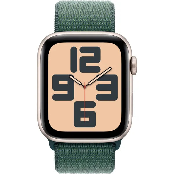Apple Se (2nd Gen) (2024) 44mm Smart Watch Aluminum Case with Ink Sport Loop