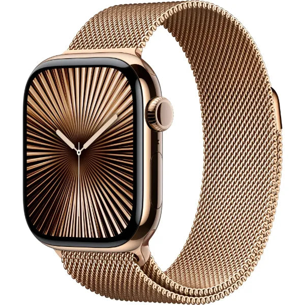 Apple Series 10 42MM (GPS + Cellular) Smart Watch Titanium Case with Milanese Loop