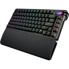 Asus Rog Azoth Extreme 75% Wireless Mechanical Gaming Keyboard with ROG NX Snow Linear Switches and Color OLED Touchscreen