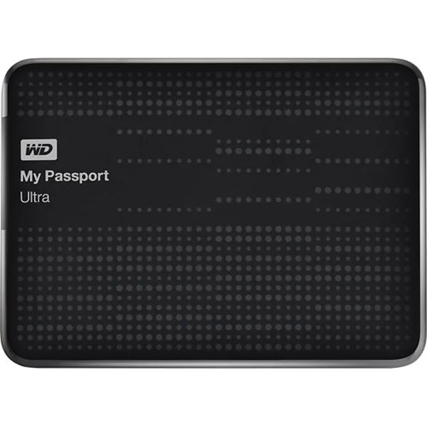 Western Digital My Passport Ultra 2TB Portable Hard Drive - Black