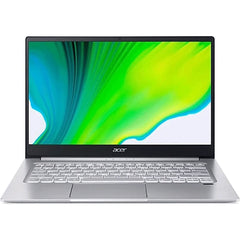 كمبيوتر محمول Acer Swift 3 مستعمل (الجيل الحادي عشر) Intel Core i7 8GB RAM LPDDR4X 256GB SSD Windows 10 Home - فضي نقي 