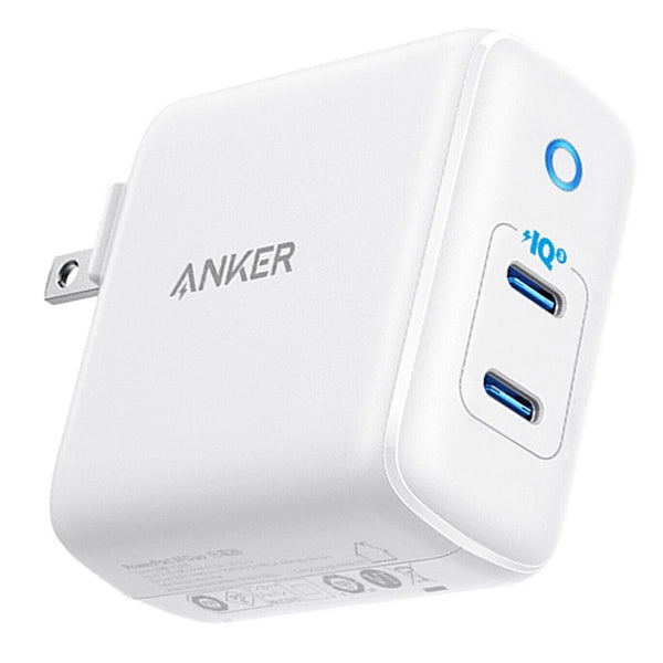 Anker PowerPort III Duo 40W 2-Ports USB-C Power Adapter - White