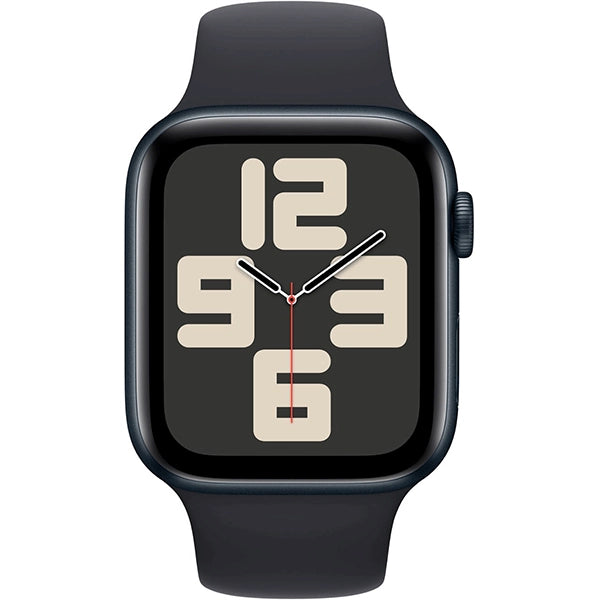 Apple Watch SE GPS, 44mm Aluminium Case with Sport Band - Midnight