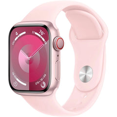 Apple Series 9 41MM (GPS) Smart Watch Aluminum Case with Sport Band – Light Pink