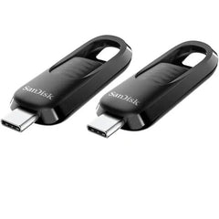 SanDisk 64GB Ultra Slider USB Type-C Flash Drive (2-Pack), 300MB/s Transfer Speed