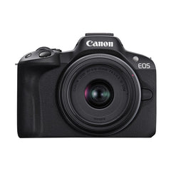 Canon EOS R50 Mirrorless Camera, Black with RF-S 18-45mm F4.5-6.3 IS STM Lens