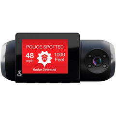 Cobra SC 201 Dual View Smart Dash Cam with Built-In Cabin View – Black