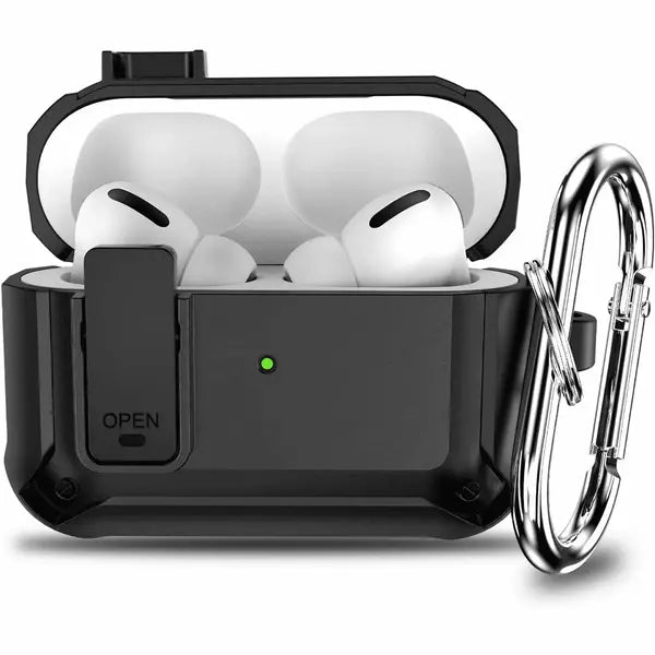 Sherry Case with Lock for AirPods Pro (2nd Gen) – Black