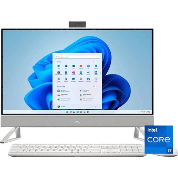 Dell Inspiron 27 7720 All-in-One Desktop Computer, 27 Inch FHD IPS Display, 13th Generation Intel Core i7-1355U Processor, 16GB DDR3 RAM, 1TB SSD - White Price in Dubai