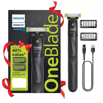 Used Philips Norelco OneBlade Rechargeable Face Shaver & Trimmer