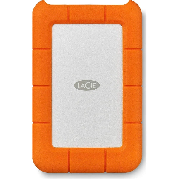 Lacie Rugged Mini USB-C Portable External SSD 1TB – Orange