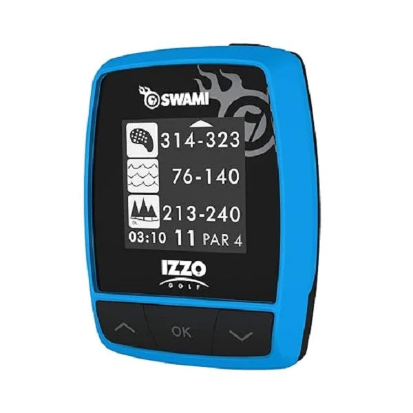 IZZO Golf Swami Kiss GPS Rangefinder Distance Measurement Device – Blue