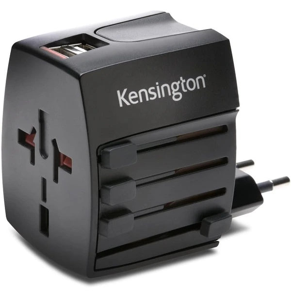 Kensington 2.4a International Travel Adapter – Black Price in Dubai