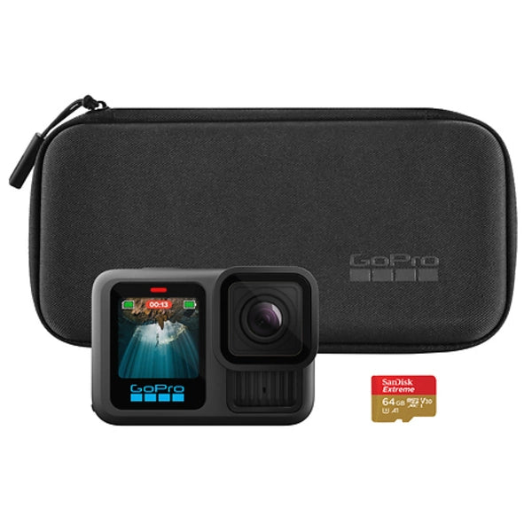 GoPro Hero 13 Action Camera with 64GB Card – Black