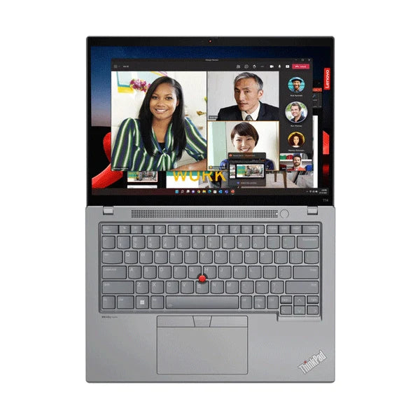 كمبيوتر محمول Lenovo ThinkPad T14 Gen 4 متعدد اللمس، الجيل الثالث عشر Intel Core i7-1355U، ذاكرة وصول عشوائي DDR5 سعة 16 جيجابايت وذاكرة قراءة فقط 512 جيجابايت M.2 SSD - رمادي عاصف 