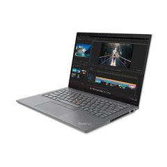 كمبيوتر محمول Lenovo ThinkPad T14 Gen 4 متعدد اللمس، الجيل الثالث عشر Intel Core i7-1355U، ذاكرة وصول عشوائي DDR5 سعة 16 جيجابايت وذاكرة قراءة فقط 512 جيجابايت M.2 SSD - رمادي عاصف 