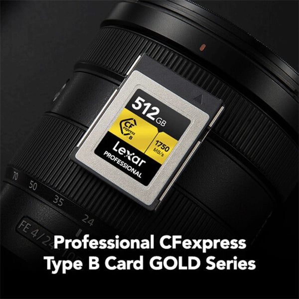 Lexar Professional CFExpress Type B Card Gold Series 1750MB/S 512G Memory Card