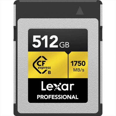 بطاقة Lexar Professional CFExpress Type B Card Gold Series 1750MB/S 512G بطاقة الذاكرة
