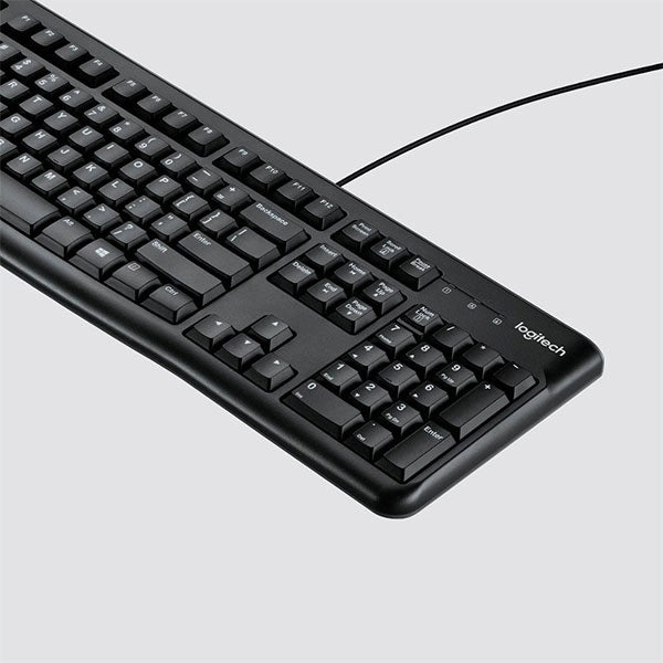 Used Logitech Corded MK120 Keyboard & Mouse Combo – Black