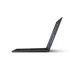 كمبيوتر محمول Microsoft Surface 5 بشاشة تعمل باللمس، الجيل الثاني عشر من Intel Core i5، وذاكرة وصول عشوائي LPDDR5X سعة 8 جيجابايت، ومحرك أقراص SSD سعة 256 جيجابايت، ورسومات Intel Iris Xe مدمجة - أسود غير لامع 
