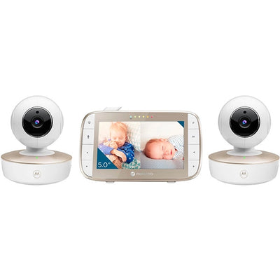Used Motorola Video Baby Monitor Two Camera Set – White