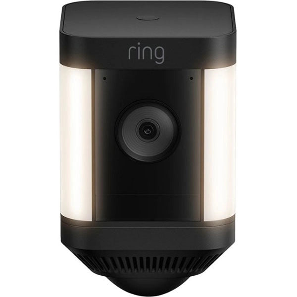 Ring Spotlight Cam Plus Outdoor/Indoor Wireless 1080p Battery Security Camera – Black