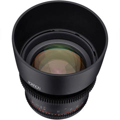 Rokinon 85mm T1.5 High Speed Full Frame Cine DSX Lens for Canon EF Camera Lens