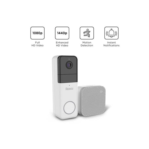 Buy Roku Wire-Free Video Doorbell & Chime SE