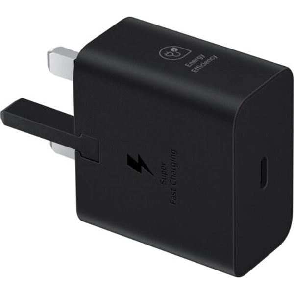 Samsung 25W Power Adapter with USB C Cable – Black