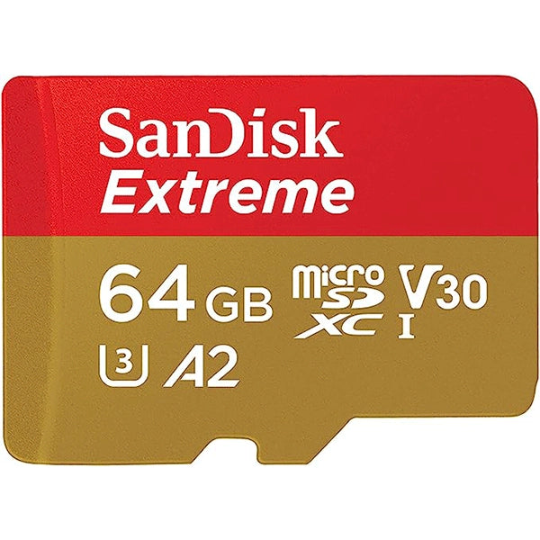 SanDisk Micro SD Extreme Memory Card With Adapter 170mb/S 64GB Price in Dubai