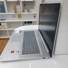 Used HP Laptop 17-cp0012nr, 17.3-inch FHD Display, AMD Ryzen 5 5500U Processor, 8GB DDR4 RAM, 256GB PCIe NVMe M.2 SSD - Silver