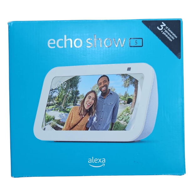 شاشة Amazon Echo Show 5 (الجيل الثالث) الذكية مع Alexa