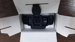 Used Logitech C920s PRO Webcam Full 1080p HD video calls with privacy shutter - Black