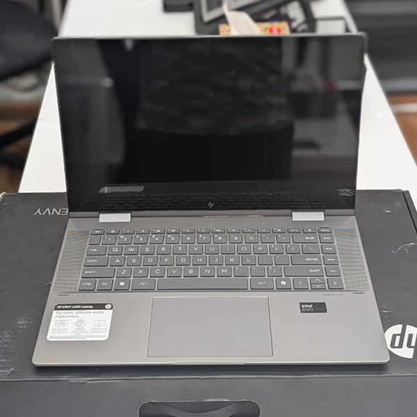 كمبيوتر محمول HP Envy x360 2-in-1 15 مستعمل مقاس 15.6 بوصة Intel Evo Core Ultra 7 155U 12-core Intel Iris Xe Graphics 32GB RAM LPDDR5 1TB SSD Windows 10 Pro 