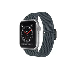 Worryfree Gadgets Breathable Nylon Loop Band For Apple Watch 42/44/45MM– Gray Price in Dubai