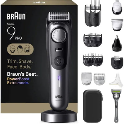 Used Braun Series 9 Pro All-in-One Men's Grooming & Beard Trimmer Kit